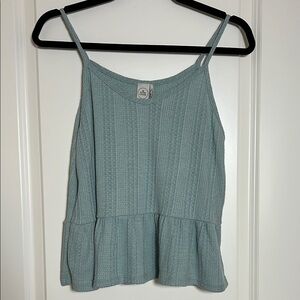 Paper Crane Baby Blue Tank Top Medium